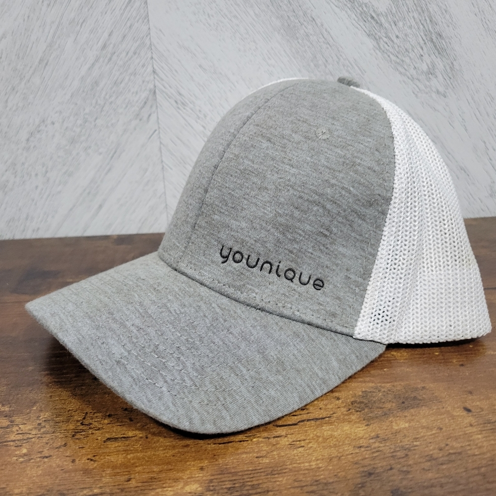 Younique Gray and White Cap